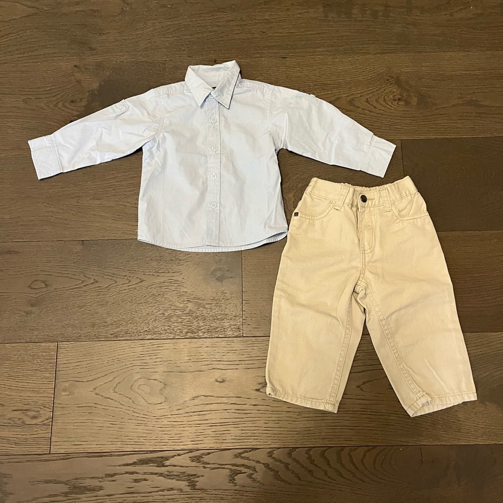 Kenneth Cole 2 pc boys outfit 18-24M NWT retail $125